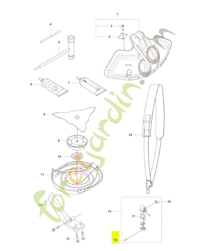 Vis husqvarna réf : 725233151
