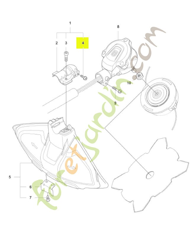 Vis husqvarna réf : 591159801