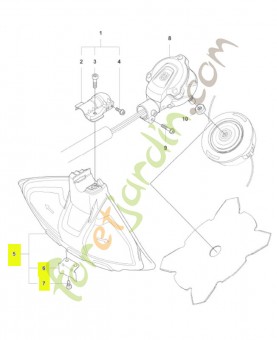 Protecteur husqvarna réf : 577018305