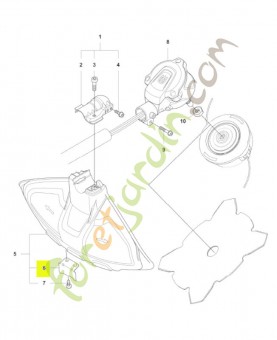 Couteau husqvarna réf : 591083001