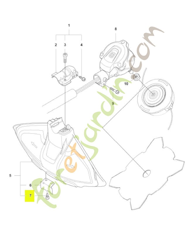 Vis husqvarna réf : 576275601
