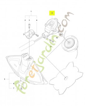 Moteur husqvarna réf : 577022106