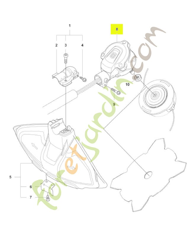 Moteur husqvarna réf : 577022106
