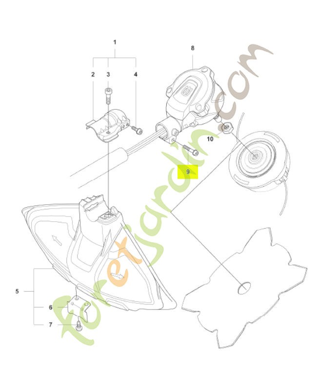Vis husqvarna réf : 525755104