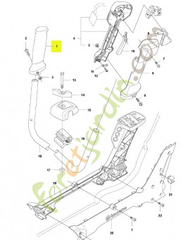Poignée husqvarna réf : 548645901