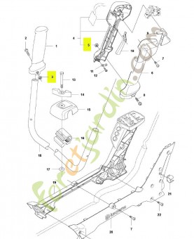 Ecrou husqvarna réf : 731231401 en stock