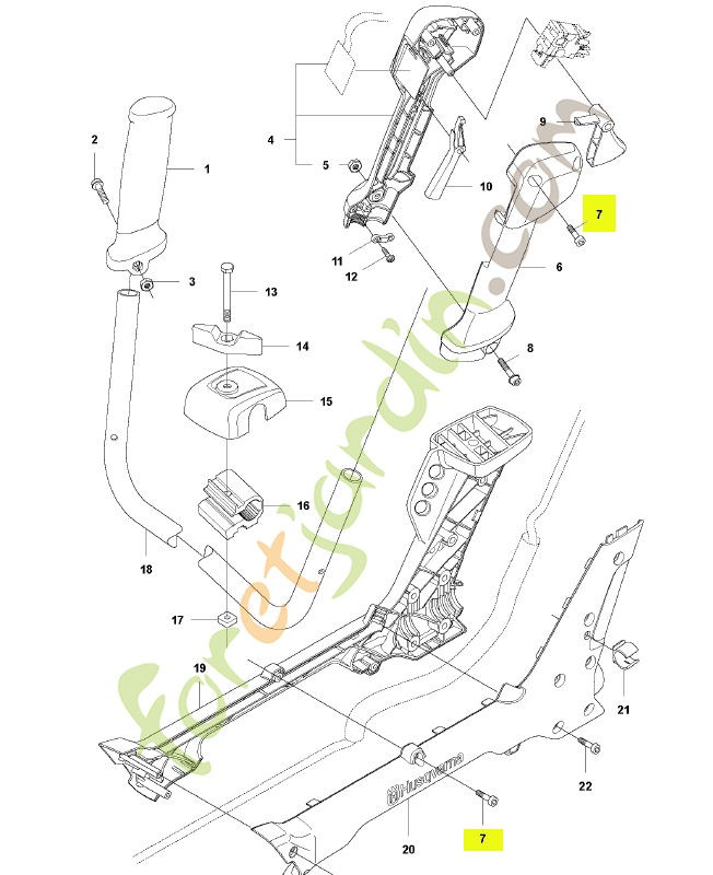 Vis husqvarna réf : 580292901