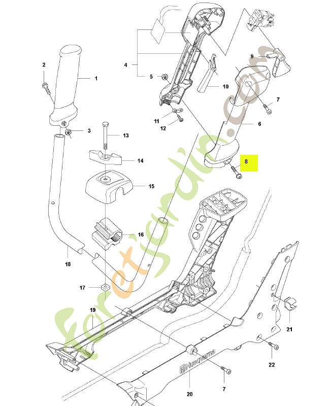 Vis husqvarna réf : 525755109