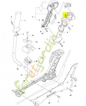 Gâchette husqvarna réf : 577183701
