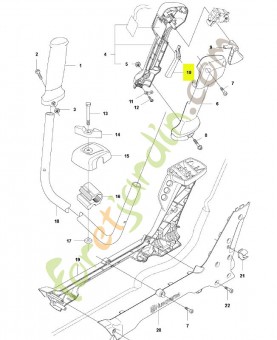 Gâchette de sécurité husqvarna  réf : 589274101
