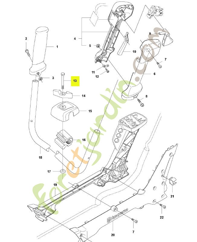 Vis husqvarna réf : 725238481
