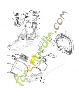 Protège-main hsa 66 stihl réf. 4851-790-9105