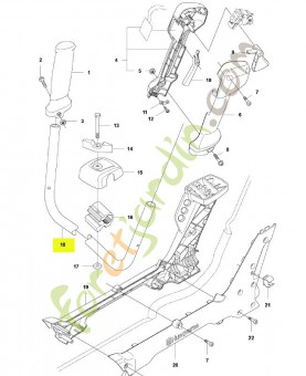 Guidon husqvarna réf : 537360002