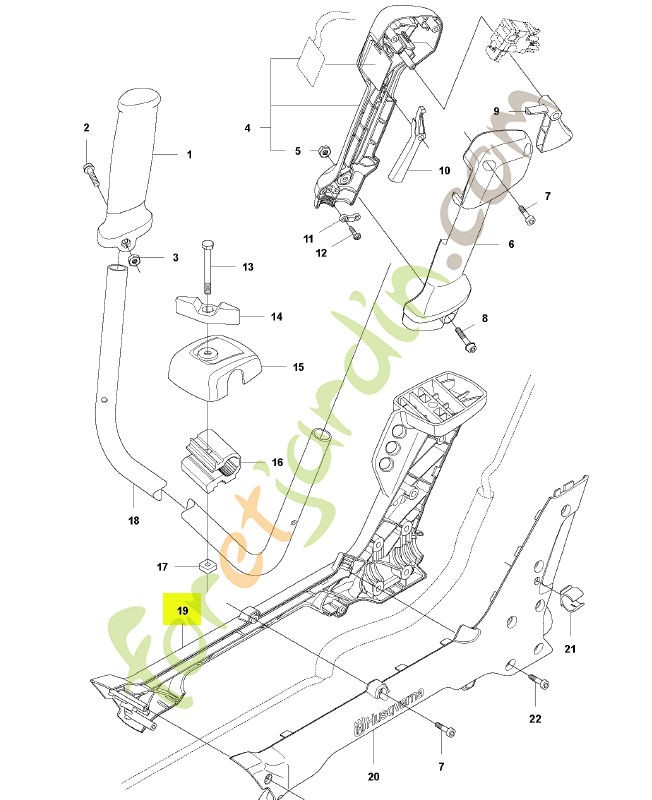 Protection d'usure husqvarna réf : 577245302