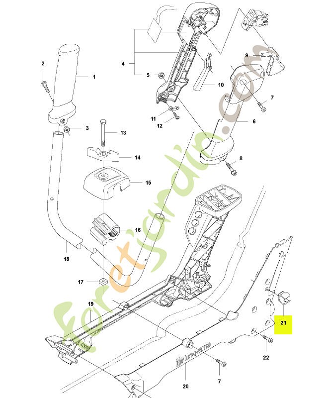 Clip husqvarna réf : 578127901