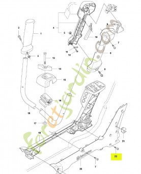 Vis husqvarna réf : 525755104