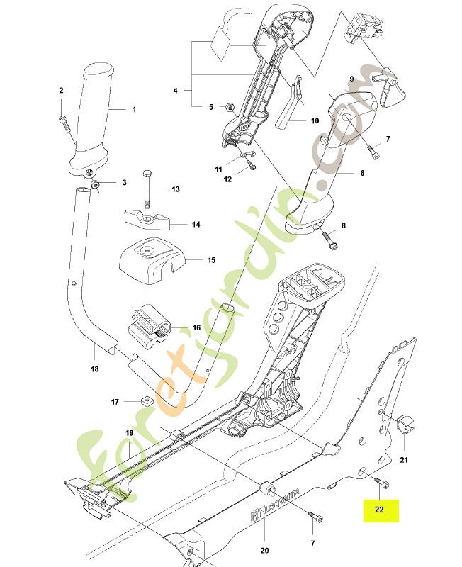 Vis husqvarna réf : 525755104