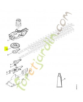 Excentrique stihl réf. 4851-640-1602