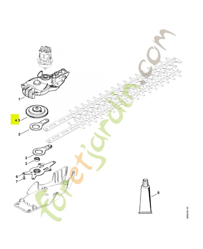 Excentrique stihl réf. 4851-640-1602