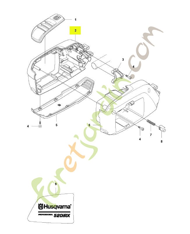 Carter husqvarna réf : 577007603