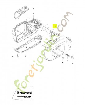 Collier husqvarna réf : 577022201