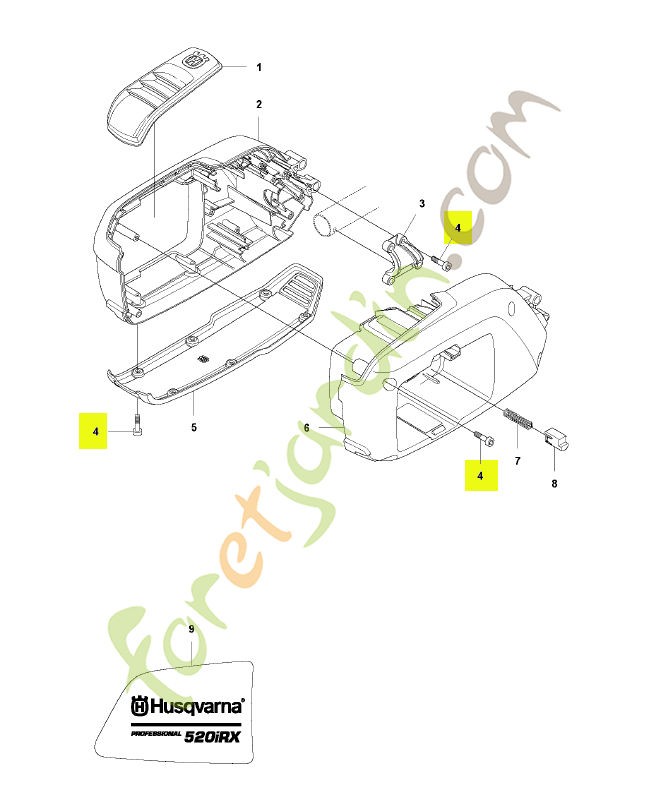 Vis husqvarna réf : 580292901