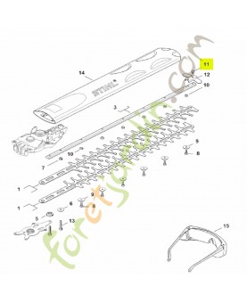 Vis cylindrique IS-D4x8 stihl réf. 9075-478-0630