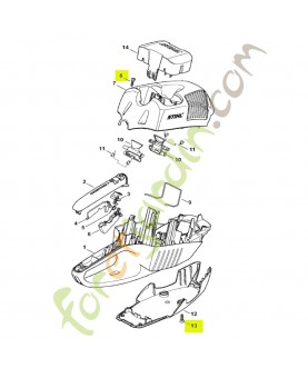 Vis cylindrique IS-P5x18 stihl réf. 9074-477-4132