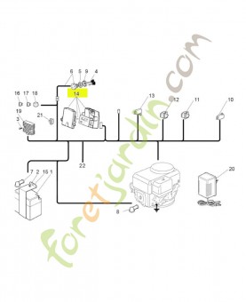 Carte électronique honda réf : CG82722477H1