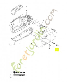 Bouton poussoir husqvarna réf : 577996601