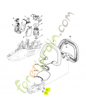 Vis cylindrique IS-P4x14 stihl réf. 9074-478-3005