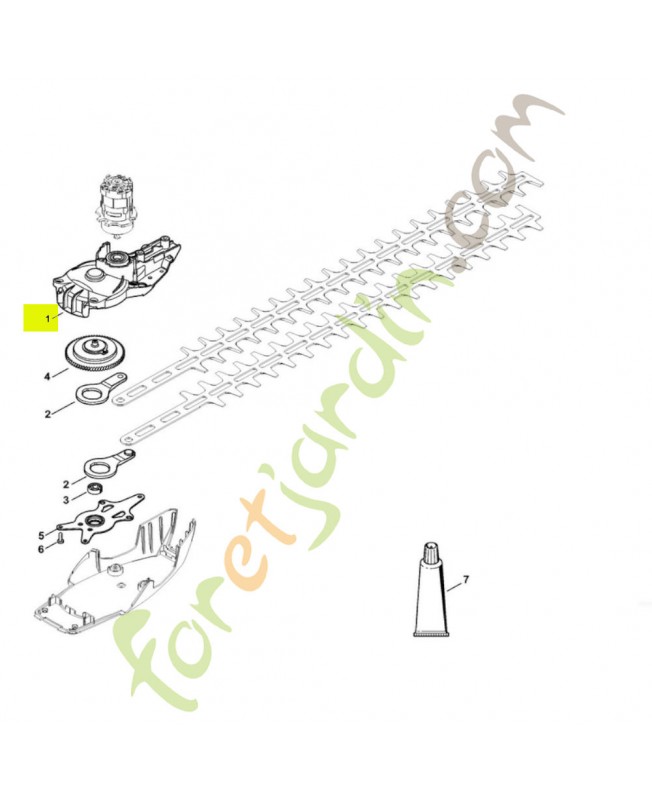 Carter de réducteur stihl réf. 4851-640-0501
