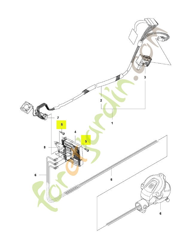 Vis husqvarna réf : 525887401