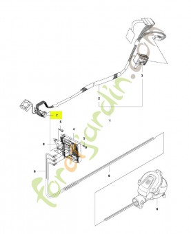 Support husqvarna réf : 587327201
