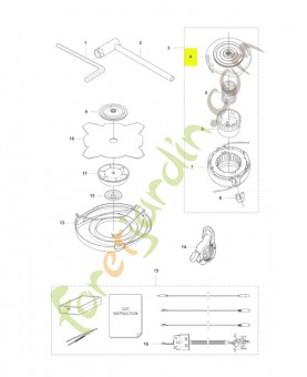 Carter complet husqvarna réf : 585510802
