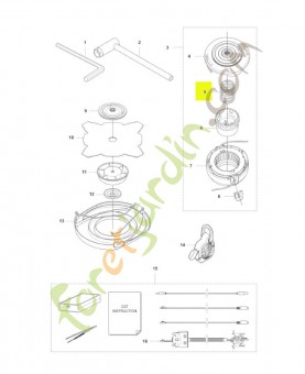 Ressort husqvarna réf : 577050301