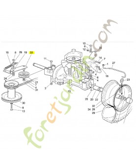 Levier réf. Honda CG84317081H0