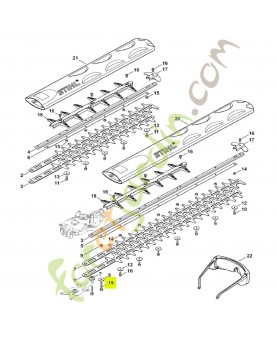Vis cylindrique IS-D5x32 stihl réf. 9075-478-4167