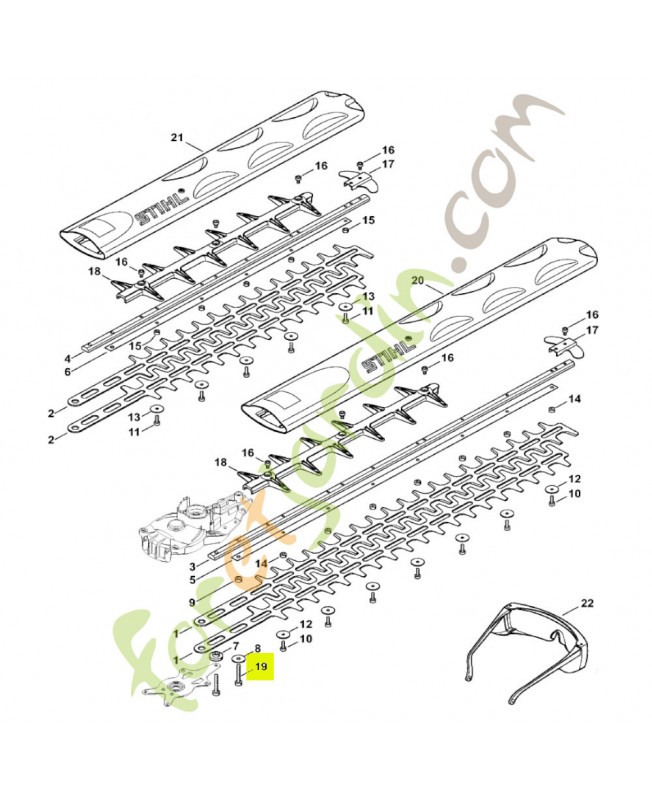 Vis cylindrique IS-D5x32 stihl réf. 9075-478-4167