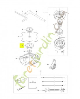 Bol de garde husqvarna réf : 503890101