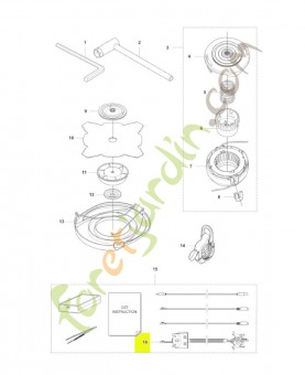 Câblage complet husqvarna réf : 579621301