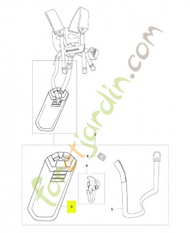 Coussinet husqvarna réf : 579491401