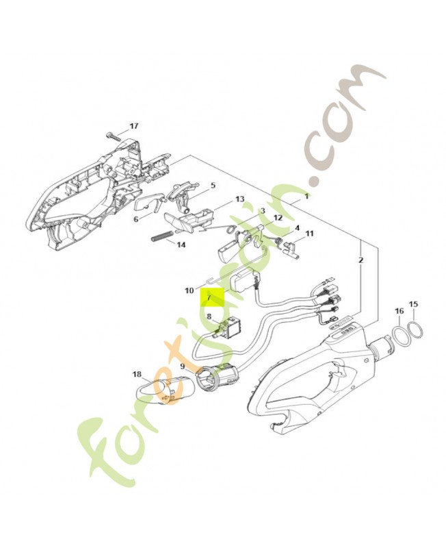 Module électronique stihl réf. 4869-430-1410