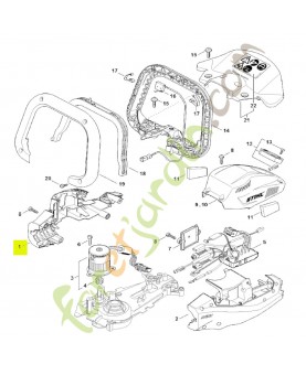 Carter moteur stihl réf. 4869-602-1204