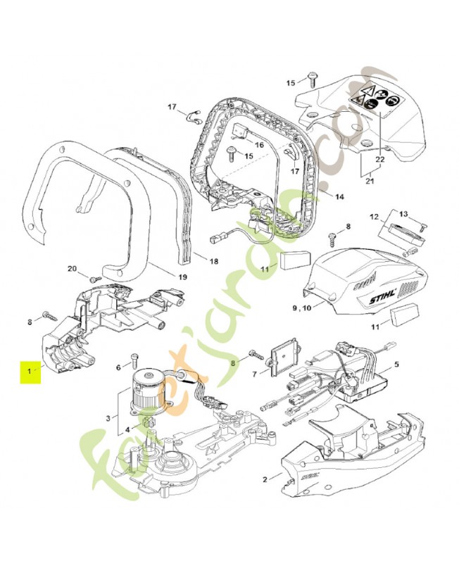 Carter moteur stihl réf. 4869-602-1204