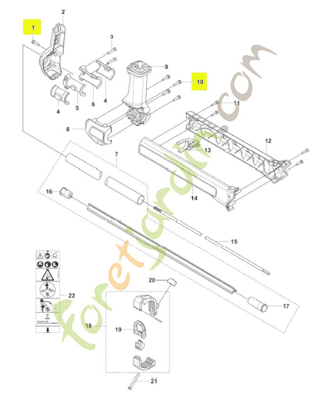 Vis husqvarna réf : 573925804
