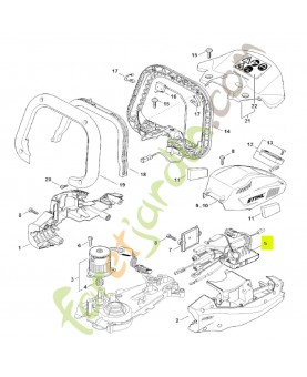 Module électronique stihl réf. 4869-430-1403