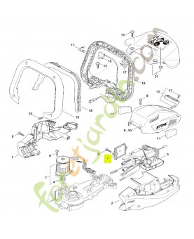 Couvercle stihl réf. 4869-602-0900