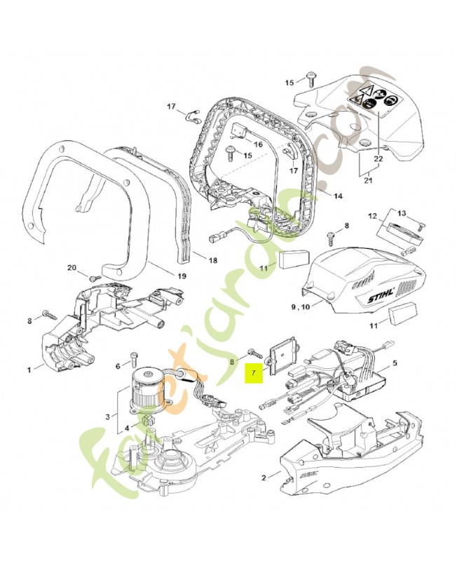 Couvercle stihl réf. 4869-602-0900