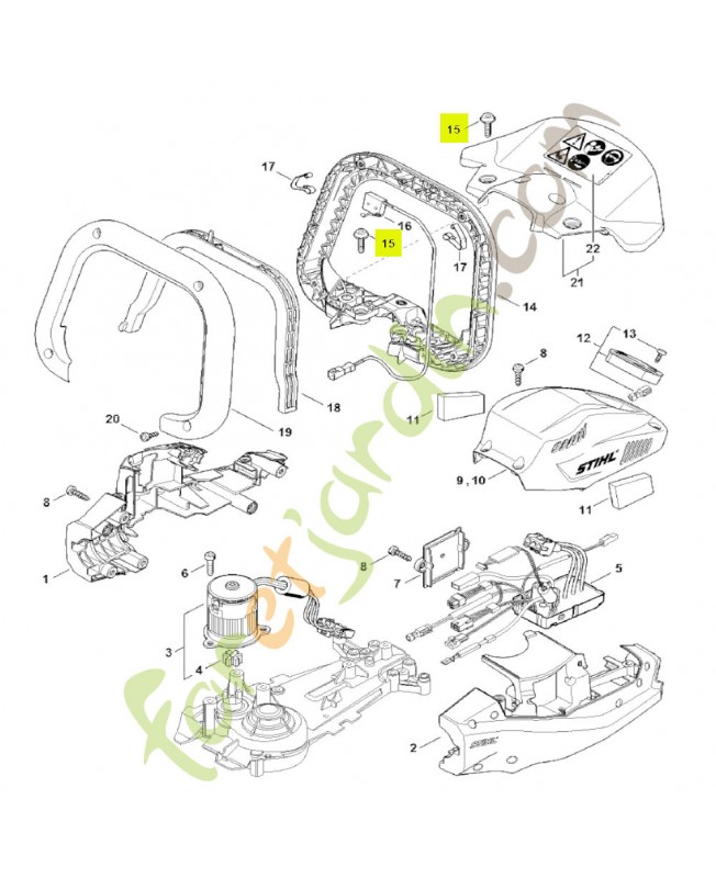 Vis is-dg 5x20 stihl réf : 0000-951-1100